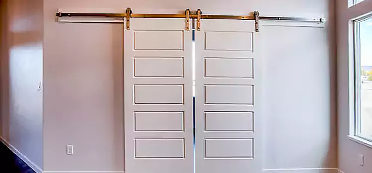 Glass Barn Door with Installation Hardware Kit Port Hueneme